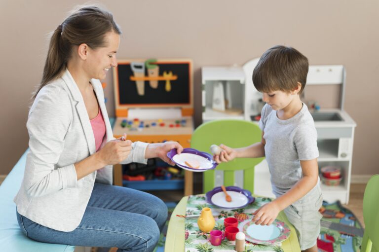 teacher-kid-playing-together